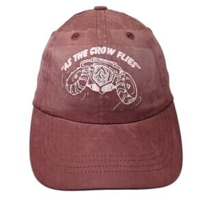 As The Grow Flies Slideback Baseball Cap Red One Size Adjustable Port Authority